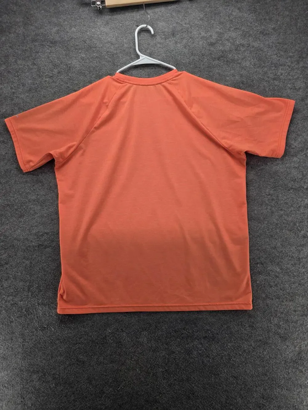 Nike Dri-FIT Swim Shirt Mens Large Orange UPF 40+ Rashguard Performance NESSA589